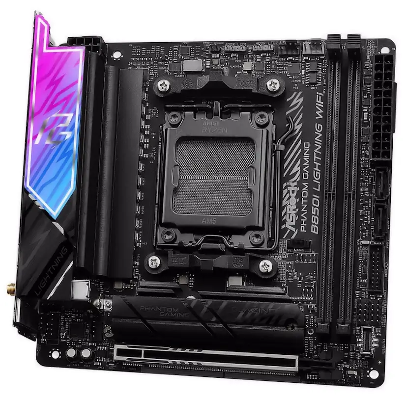 Montaje Placa Base ASRock B850I Lightning WIFI Navalafuente Navalafuente PC - Montaje Placa Base ASRock B850I Lightning WIFI Navalafuente